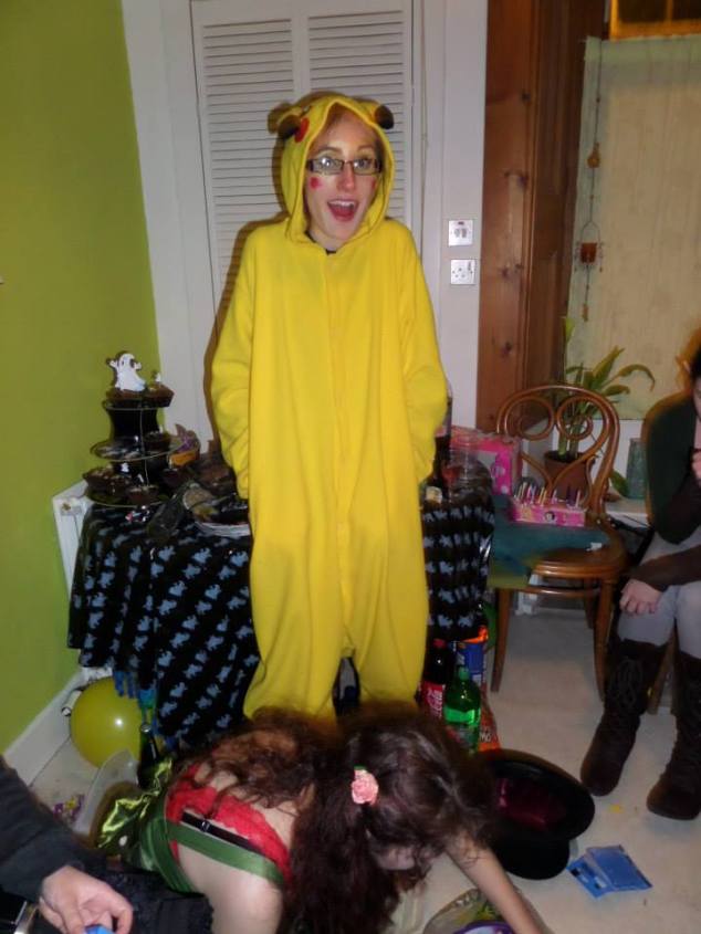 Me in my Pikachu onesie :D